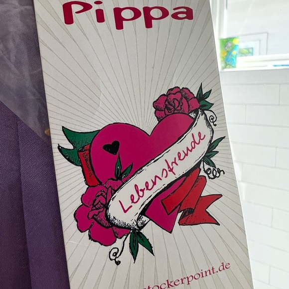 AUTHENTIC WOMEN'S GERMAN DIRNDL DRESS PURPLE/BROWN OKTOBERFEST - Picture 6 of 9